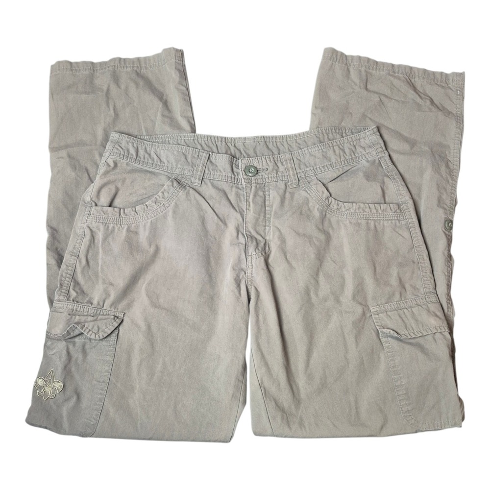 Boy Scouts of America Women's Size 6 Roll Tab Cargo Hiking Pants Outdoor Trail‎